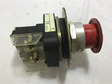 ALLEN-BRADLEY 800T-FXT D4 MUSHROOM PUSHBUTTON