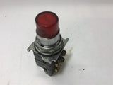 ILLUMINATED PUSHBUTTON RED 120 VOLTS