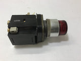 ALLEN-BRADLEY 800T-PT16 ILLUMINATED RED PUSHBUTTON 120 VOLTS 60 HZ