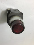 ALLEN-BRADLEY 800T-PT16 ILLUMINATED RED PUSHBUTTON 120 VOLTS 60 HZ