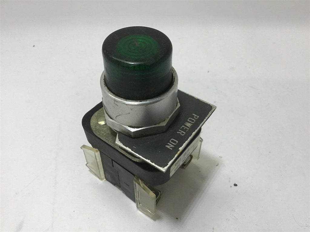 ALLEN-BRADLEY 800T-QB10 GREEN PUSHBUTTON 120 VAC