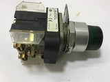 ALLEN-BRADLEY 800T-QB10 GREEN PUSHBUTTON 120 VAC