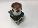 ALLEN-BRADLEY 800T-QA10 120 VAC PILOT LIGHT AMBER