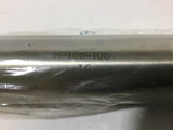 M-10D-100 LG PNEUMATIC CYLINDER 14" LONG 1" OD