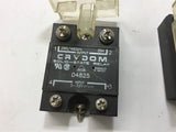 CRYDOM D4825 SOLID-STATE RELAY 3-32 V INPUT 280/480 V 25 AMP OUT, LOT OF 2