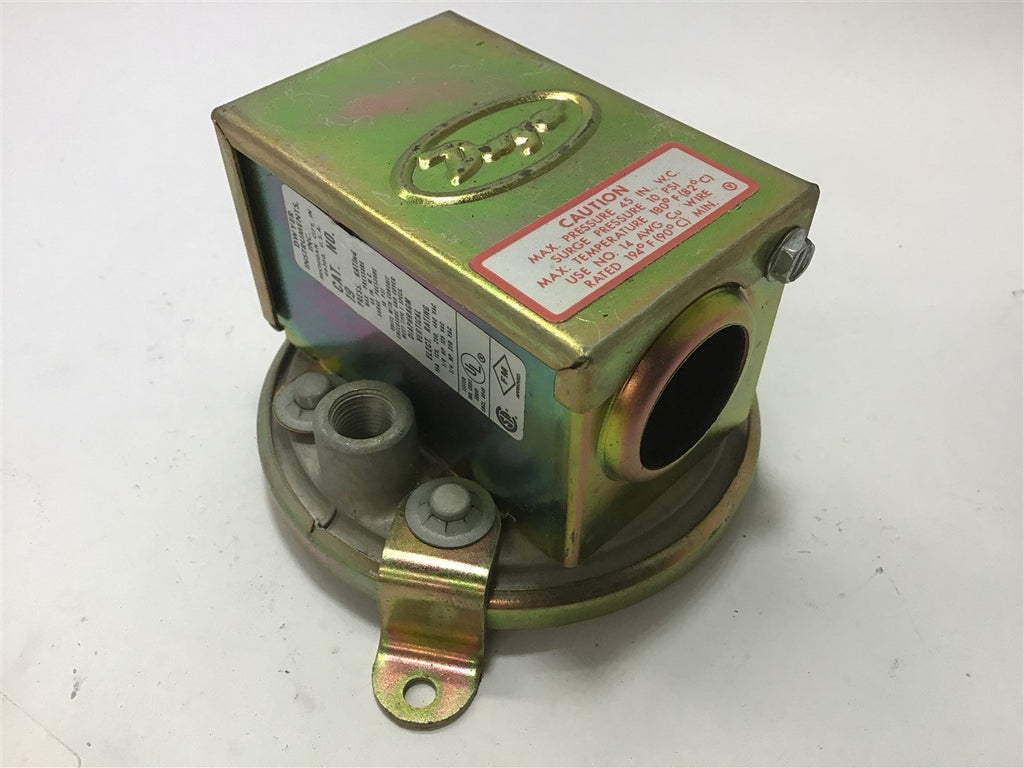 DWYER 191020 458 IN WC PRESSURE SWITCH