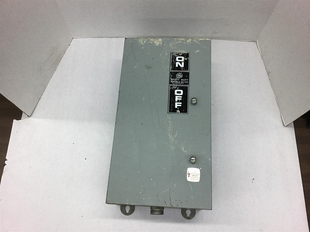 General Electric THN3362J 60 Amp 600 VAC Non-Fusible Safety Switch