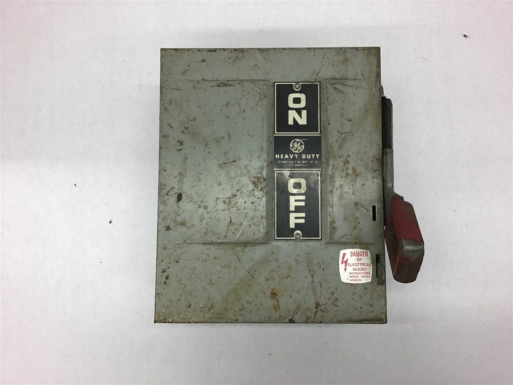 General Electric THN3361 Non-Fusible Safety Switch 30 amp 600 vac