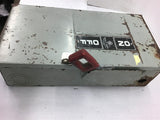 General Electric TH3362 60 AMP 600 VAC Fusible Safety Switch