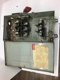 General Electric TH3362 60 AMP 600 VAC Fusible Safety Switch