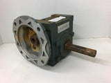 Dodge Tigear 202Q10R56 10:1 Ratio Right Angle Gear Reducer 2.27 Input HP