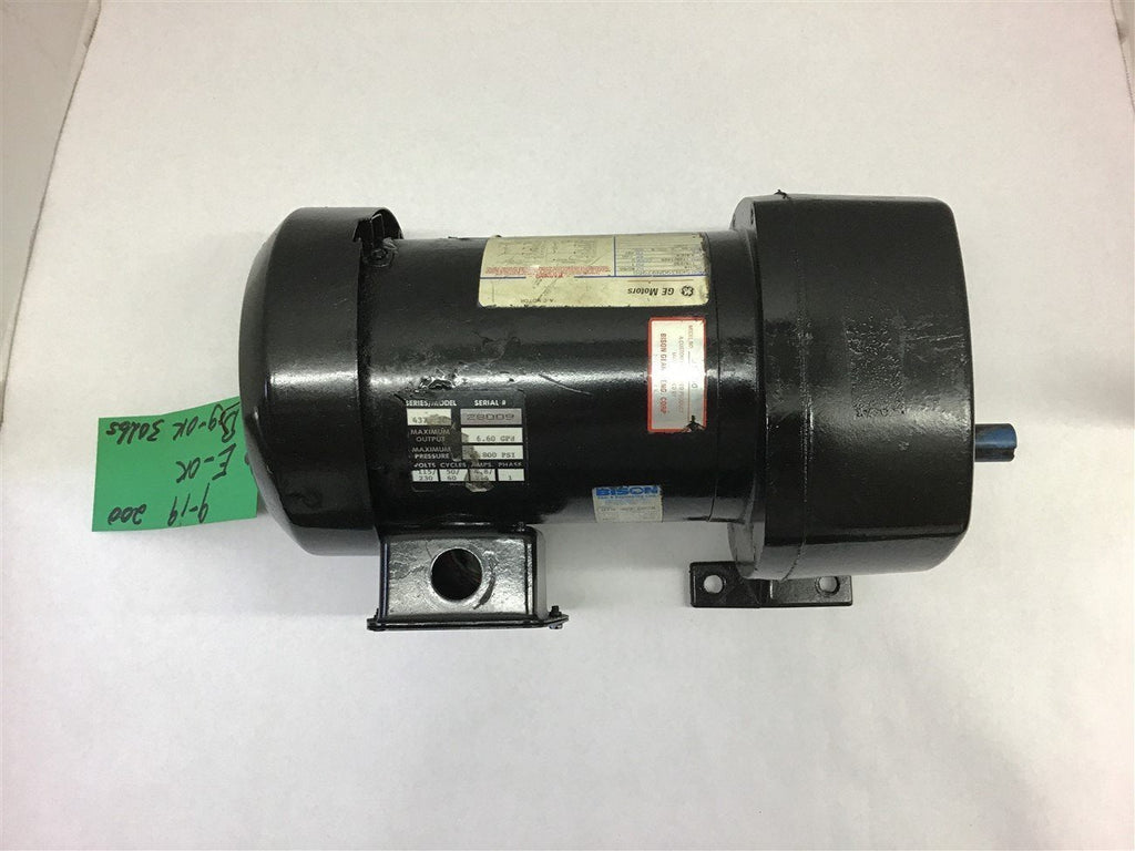 GE 5KH39QN9796G 1/4 Hp 115/230 V 1725 RPM Gearmotor Single Phase 48Y FR