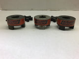 Lovejoy L-090 Jaw Coupling .875" Bore Lot of 3 w/ 2Spider inserts