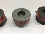 Lovejoy L-090 Jaw Coupling .875" Bore Lot of 3 w/ 2Spider inserts