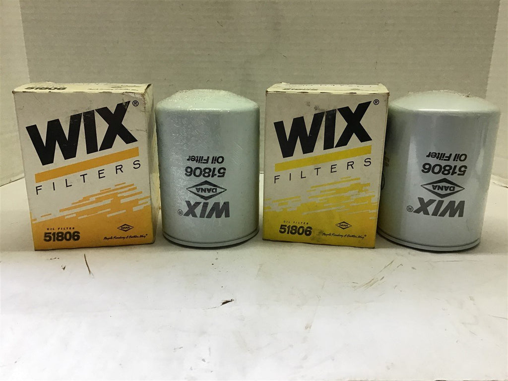 Wix 51806 Oil Filter lot of 2