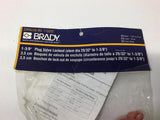 Brady 113232 1-3/8" Plug Valve Lockout Lot of 3