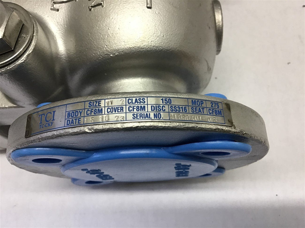 TCI 150-1 1/2 CF8M Flanged Ball Valve