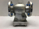 TCI 150-1 1/2 CF8M Flanged Ball Valve