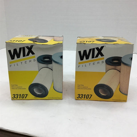 WIX 33107 FUEL FILTER LOT OF 2