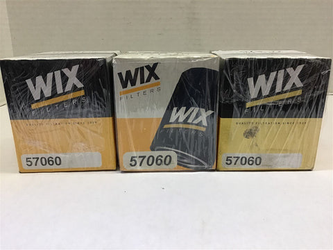 WIX 57060 OIL FILTER Lot of 3