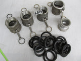 CAM LOC FITTINGS & GASKETS - 4 -FEMALE/FEMALE  1- MALE/FEMALE  23- 2" GASKETS