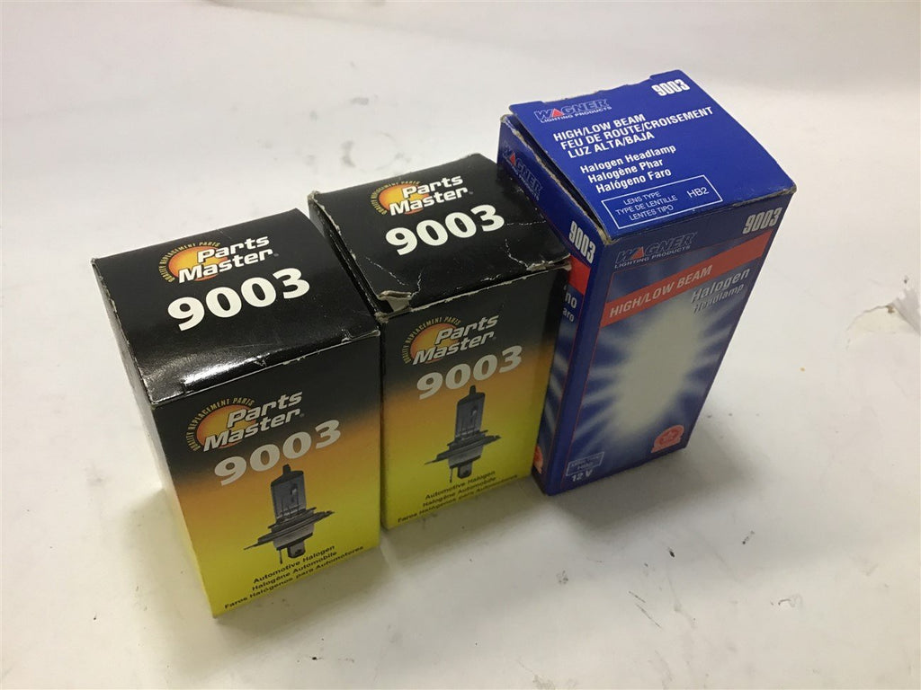 Parts master 9003 Halogen Bulb Lot of 3