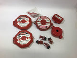 Lock-Out Gate Valve Lockout Assorted Lot