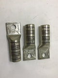 Thomas and Betts 87 Brown 500 Lug Compression Connector Lot of 3