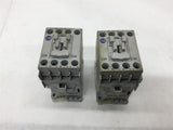 ALLEN-BRADLEY 100C09E*200 CONTACTOR 460 Volts 5 Hp 110 Volt Coil Lot of 2