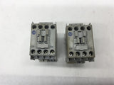 ALLEN-BRADLEY 100C09E*200 CONTACTOR 460 Volts 5 Hp 110 Volt Coil Lot of 2