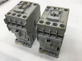 ALLEN-BRADLEY 100C09E*200 CONTACTOR 460 Volts 5 Hp 110 Volt Coil Lot of 2