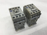 ALLEN-BRADLEY 100C09E*200 CONTACTOR 460 Volts 5 Hp 110 Volt Coil Lot of 2