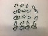 Dayton 1DLG2 Zinc Plated Thimble Clip 3/16" 22 Pcs