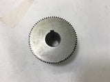 15/16'' ID 2'' OD GEAR 3" OD GEAR END 2-1/2'' LENGTH 72 TEETH