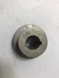 15/16'' ID 2'' OD GEAR 3" OD GEAR END 2-1/2'' LENGTH 72 TEETH