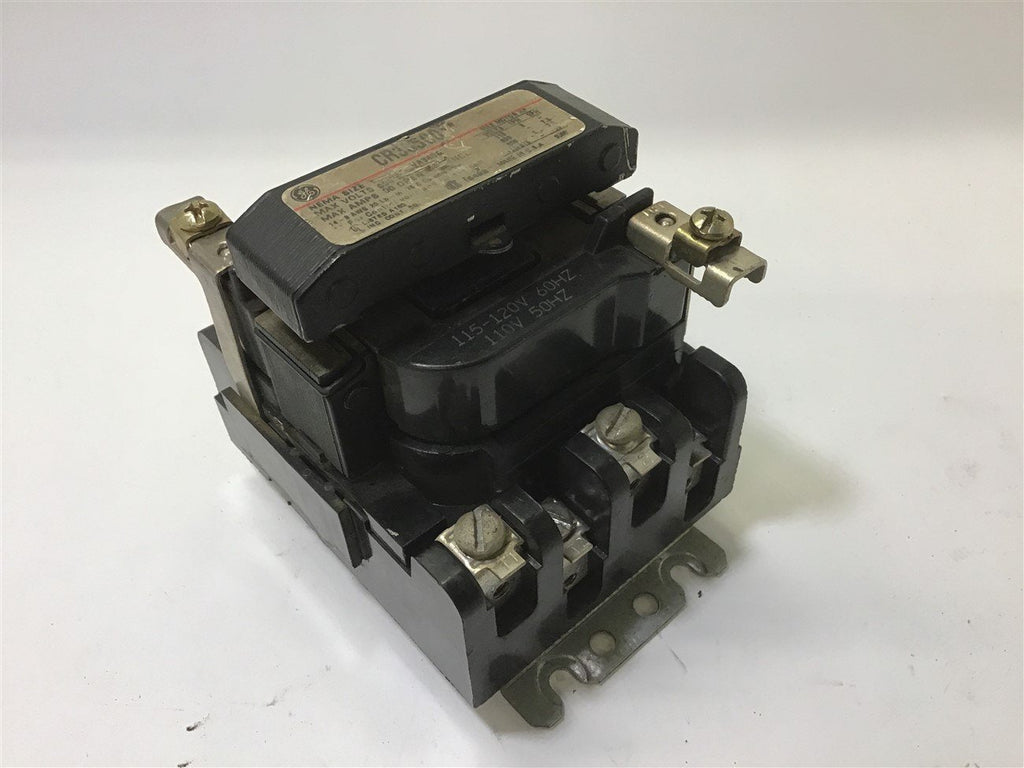 GENERAL ELECTRIC CR365C0 CONTACTOR 115-120V 60HZ COIL