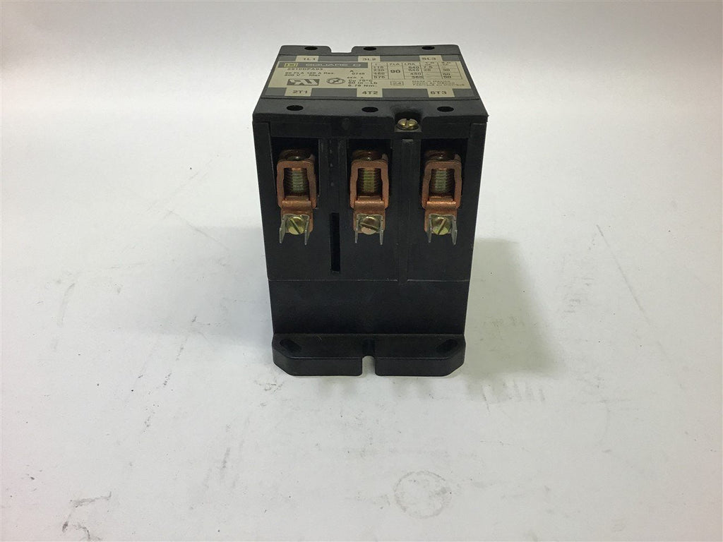 Square D 8910DPA93 Contactor 460V @ 50 Hp 120 V cCoil