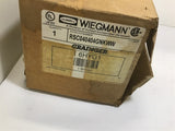 Hubbell Wiegmann RSC040404GNKWW Enclosure 4 x 4 x 4"