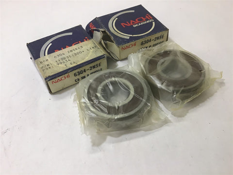 Nachi 6304-2NSE Bearings Lot of 2