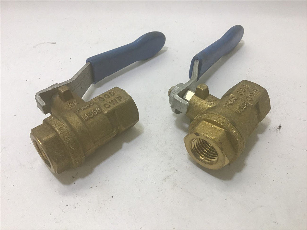 Fastenal Gate Valves 600 CWP PN40 1/4" Lot of 2