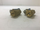 Fastenal Gate Valves 600 CWP PN40 1/4" Lot of 2