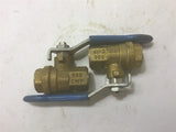 Fastenal Gate Valves 600 CWP PN40 1/4" Lot of 2