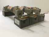 Allen-Bradley X-410710 Fuse Block 100 A 600 V w/ Three 70 Amp Fuses