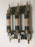 Allen-Bradley X-410710 Fuse Block 100 A 600 V w/ Three 70 Amp Fuses