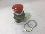 Allen-Bradley 800T-D6A Ser T Red Mushroom Head Momentary Push Button Type 4, 13