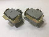 H-B6 Contact Panel Mount Base Ag Lot of 2