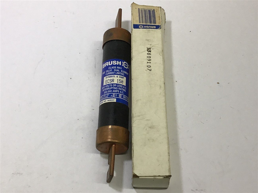 Brush ECSR 150 Time Delay Fuse Class RK5 600 VAC