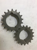 Sprocket 1-3/4" ID 17 T 1" Long Lot of 2