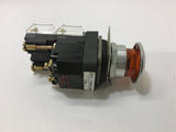 Allen-Bradley 800T-FXNPL16AA7 120 Volts Push Pull Amber pushbutton