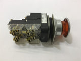 Allen-Bradley 800T-FXNPL16AA7 120 Volts Push Pull Amber pushbutton